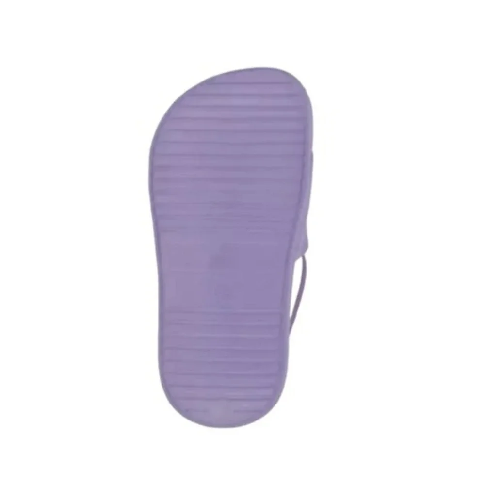 Juicy‎ Couture Kids Girls Lilac Rainbow Logo Slides Slingback Sandals